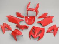 Kåpa 11-delar röd för Yamaha Aerox, MBK Nitro 50cc, 100cc 2T