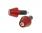 Styrändar Vibrationsdämpare shorty - röd 13,5mm
