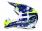 Hjälm Motocross Trendy T-902 Mach-1 blå / gul - Strl XL (61-62)