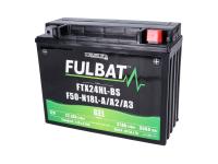 Batteri Fulbat FTX24HL-BS F50N-18L-A/A2/A3 GEL för motorcykel, grästraktor, åkgräsklippare, gräsklippare, trädgårdsredskap, SSV, UTV