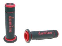 Handtag Domino A180 ATV tumgas 22/22mm svart-röd