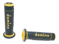 Handtag Domino A180 ATV tumgas 22/22mm svart-gul