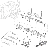 Motor - Transmission Minarelli AM6 2. generation