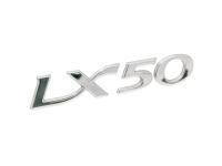 Emblem / bokstäver "LX50" för sidopanelen till Vespa LX 50
