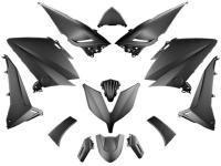 Fairing kit svart matt 14-delar för Yamaha T-Max 530 2015-2017