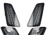 Blinkerssats fram/bak Moto Nostra tonad LED med dynamiskt körljus/positionsljus för Vespa GTS 125-300 HPE 2023-