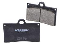 Bromsbelägg Naraku organic för Aprilia RS 50 14-16, RS4 125, Cagiva Mito 125, Derbi GPR 50 2T Euro2 / 125 4T Euro3
