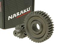 Slutväxel sekundär Naraku Racing 15/37 +20% till GY6 125/150cc 152/157QMI