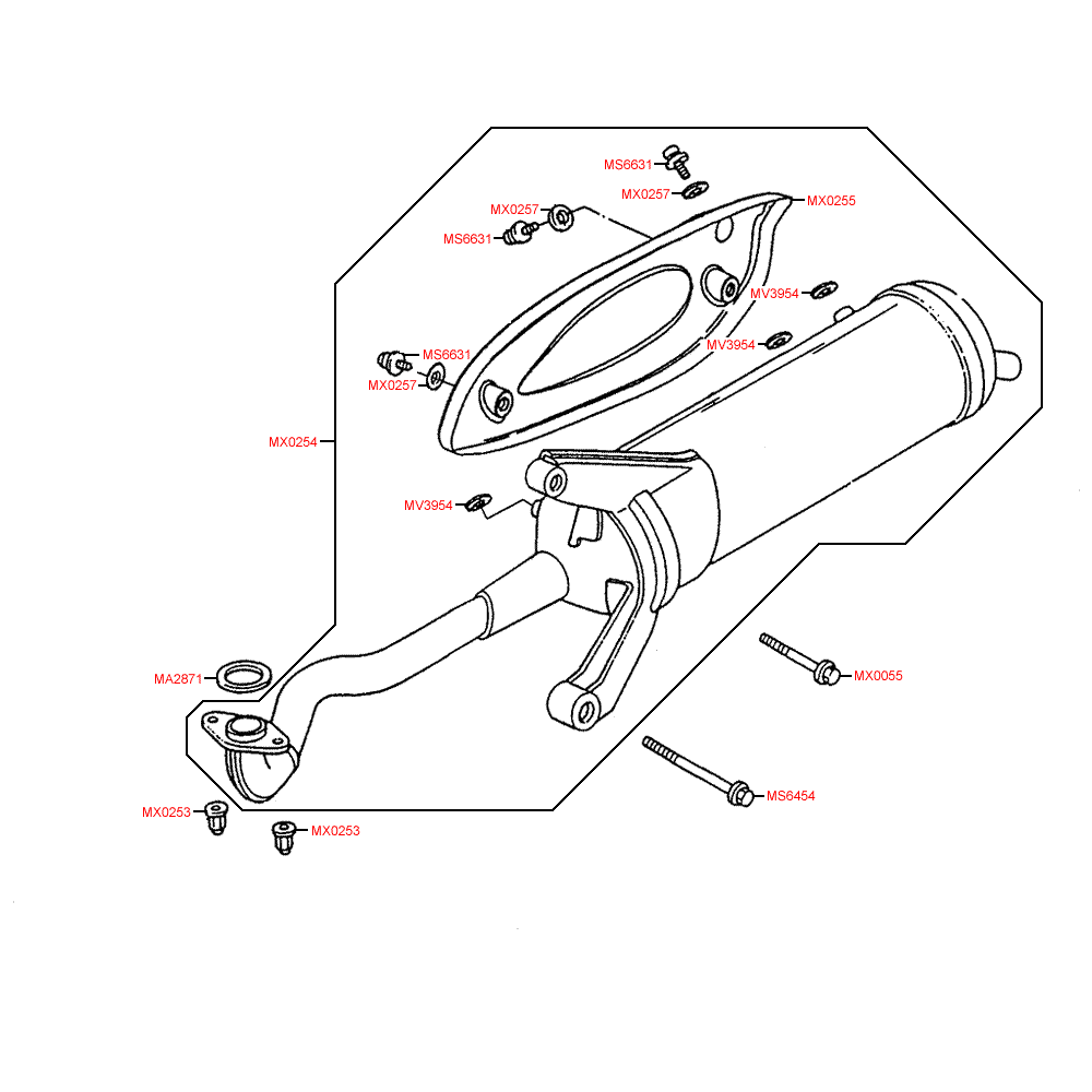 F14 Avgassystem